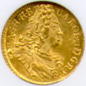 Transilvania - Carol VI - ducat - avers