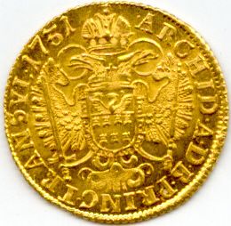 Transilvania - Carol VI - ducat - revers