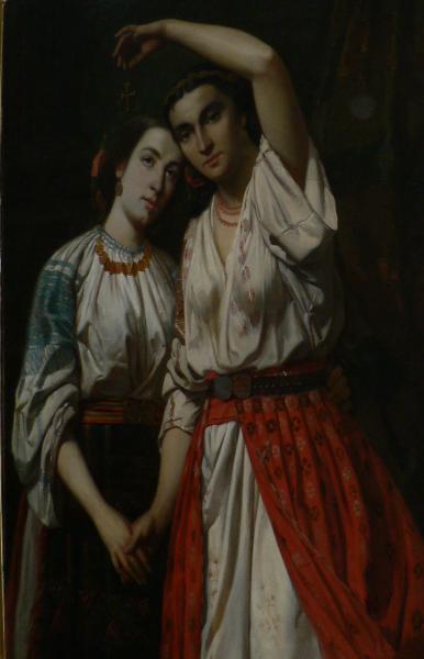 Unirea Principatelor - tablou de Theodor Aman, 1859 - expus la Muzeul de Art� din cadrul Complexului Muzeal Na�ional Moldova de la Palatul Culturii din Ia�i