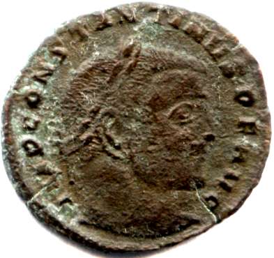 �mp�ratul Constantin cel Mare pe o moned� contemporan�