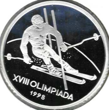 100 lei Olimpiada de iarn� de la Nagano 1998 - schi