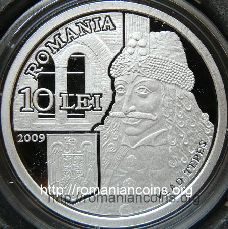 550 de ani de la prima atestare documentar� a ora�ului Bucure�ti - 10 lei 2009