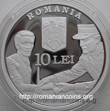 90 de ani de la �nfiin�area Institutului Na�ional de Medicin� Aeronautic� �i Spa�ial� Victor Anastasiu - 10 lei argint 2011