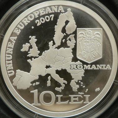 10 lei 2007 - a 50-a aniversare a Tratatului de la Roma - avers