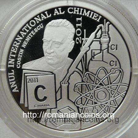 10 lei 2011 - anul interna�ional al chimiei - chimistul Costin Neni�escu
