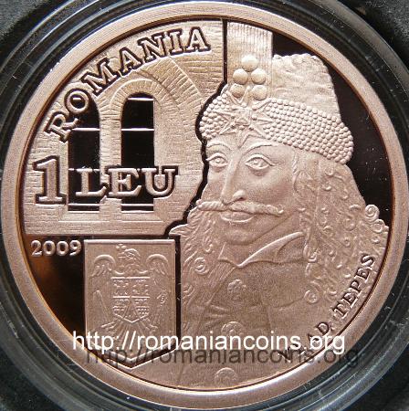 550 de ani de la prima atestare documentar� a ora�ului Bucure�ti - 1 leu 2009