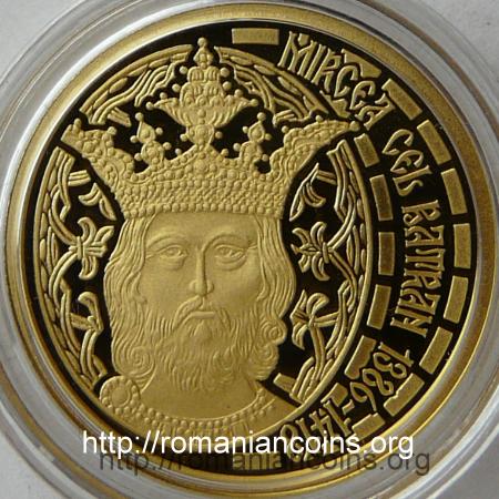 200 lei aur 2011 - Mircea cel B�tr�n - 625 de ani de la urcarea pe tron