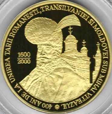 5000 lei 2000 - 400 de ani de la unirea din 1600 sub Mihai Viteazul