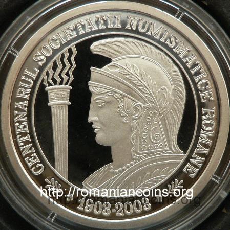 500 lei 2003 - Centenarul Societii Numismatice Romne