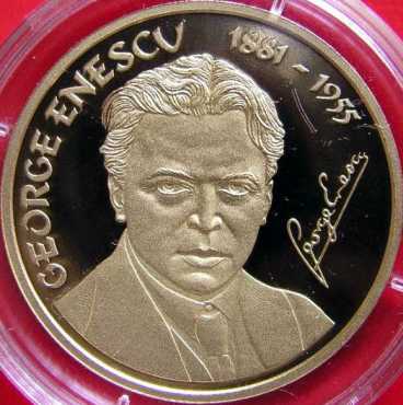 500 lei 2005 - 50 de ani de la trecerea �n eternitate a lui George Enescu