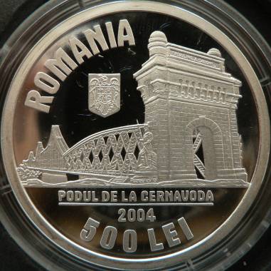 500 lei 2004 - Anghel Saligny - 150 de ani de la natere