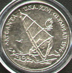 10 lei 1996 Atlanta - surfing - revers