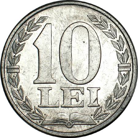 10 lei 1988 - prob� monetar� - aluminiu