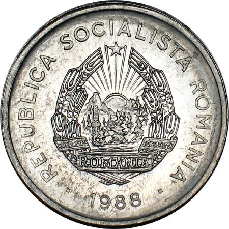 10 lei 1988 - prob� monetar� - aluminiu