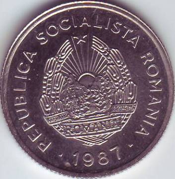 2 lei 1987 - metroul din Bucure�ti - prob� monetar�
