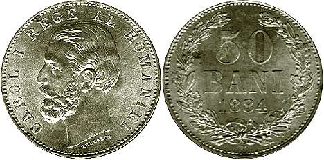 50 bani 1884
