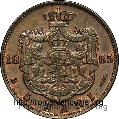5 bani 1885