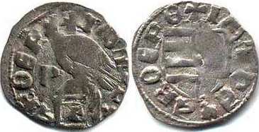 Walachian ducat (Slavic legend) of Mircea the Old - obverse and reverse