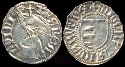 denarius of Vladislav I (Vlaicu Vod�) - artful engraving