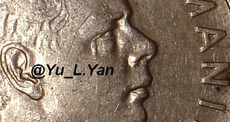 100 lei 1943 - Mihai with teardrop