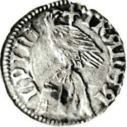 Silver denarius of Vladislav (Vlaicu) I (1364 - ~ 1377)
