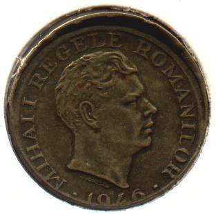 2000 lei 1946 - striking error