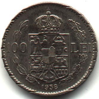 demonetized 100 lei 1938