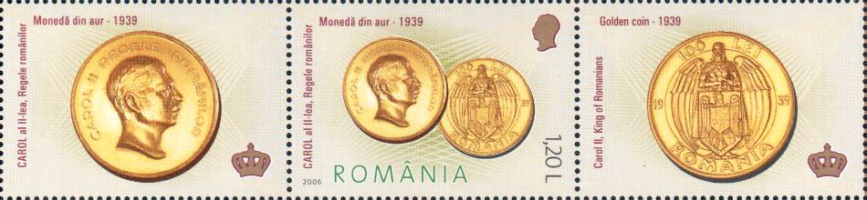 2006 - Istoria monedei românești - 100 lei 1939