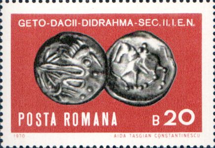 20 de bani - didrahmă dacică
