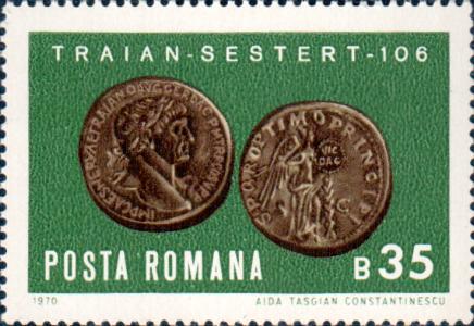 35 de bani - sestert Traian, victoria dacică