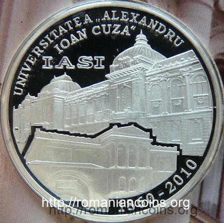 medal of the mint set 2010 - 150 Years Since the Establishment of the Alexandru Ioan Cuza University of Iași