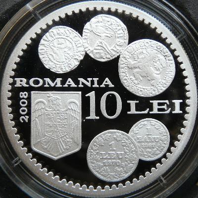 10 lei 2008 - Costin C. Kirițescu - 100 de ani de la naștere