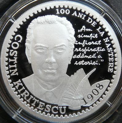 10 lei 2008 - Costin C. Kirițescu - 100 de ani de la naștere