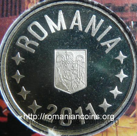 50 bani from mint set 2011