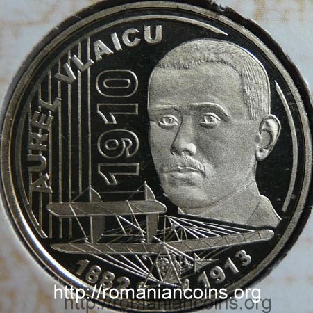 50 bani Aurel Vlaicu from mint set 2011