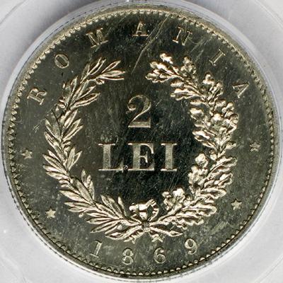 2 lei 1869 - pattern
