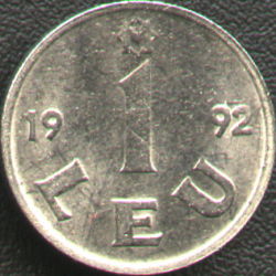 1 leu 1992 - Moldova