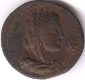Demeter / Dioscuri - coin from Callatis - reverse