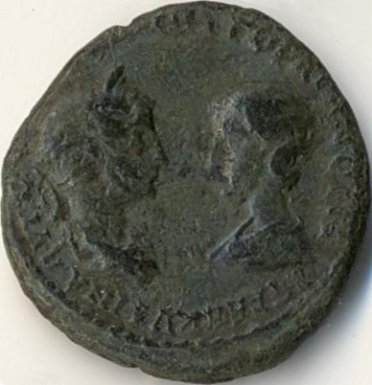 Gordian III / Hygieia - Roman provincial coin from Istros - obverse