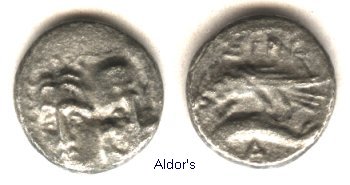 half drachma from Istros (Histria), 4th - 3rd century BC