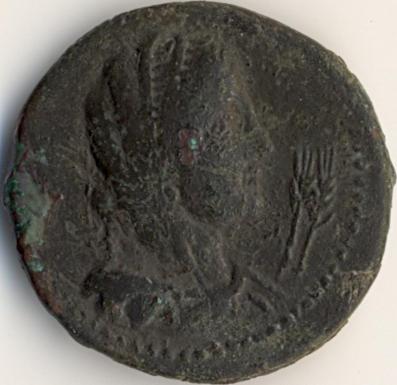 Callatis - Demeter / galley - pseudo-autonomous issue - obverse