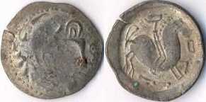 Dacian silver drachma