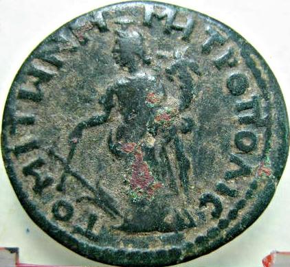coin struck at Tomis by Antoninus Pius / Tyche