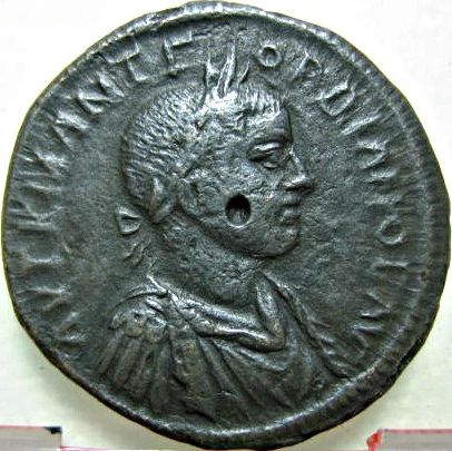4 assaria from Tomis - Gordian III / Ares - bronze - obverse