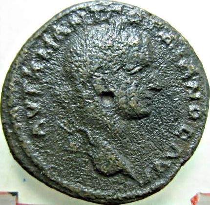 Gordian III / Asclepius - 2 assaria from Tomis - bronze - obverse