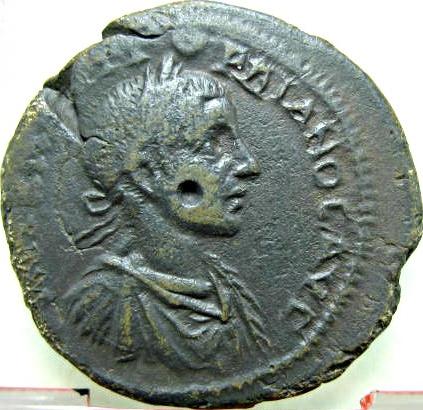 4 assaria from Tomis - Gordian III / Zeus - bronze - obverse
