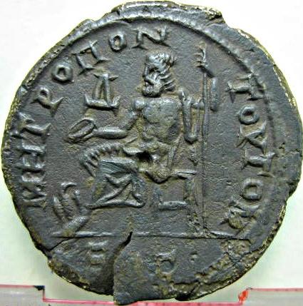 4 assaria from Tomis - Gordian III / Zeus - bronze - reverse