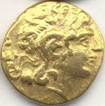 stater struck at Tomis by Mithradates VI Eupator - obverse