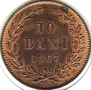 10 bani 1867