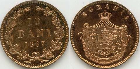 10 bani 1867